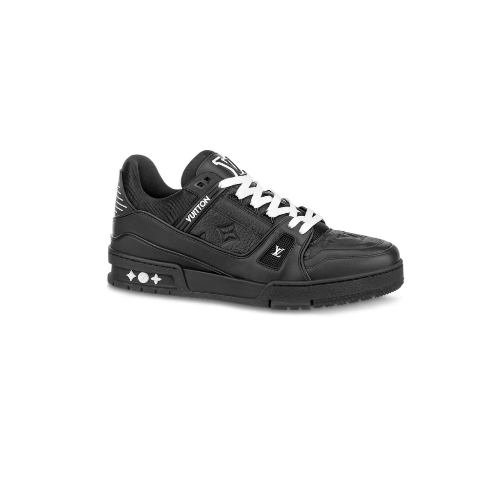 Louis Vuitton -Matchup Leather Low Trainers - Black / Gray - 10