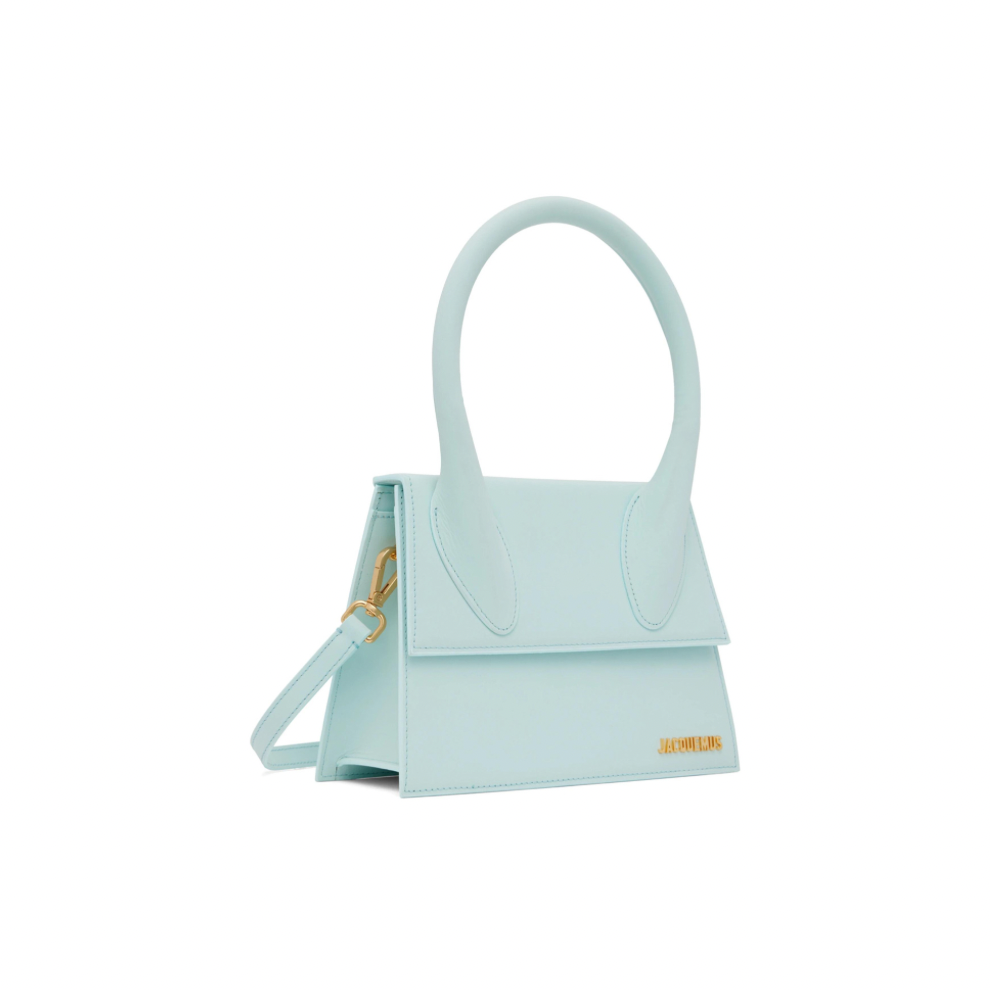 Jacquemus Le Grand Chiquito Bag White in Leather with Gold-tone - US