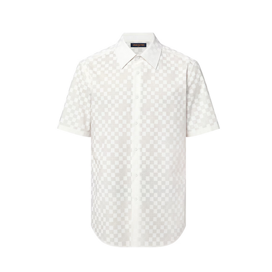 LOUIS VUITTON Short-Sleeved Cotton Shirt