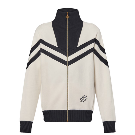 LOUIS VUITTON Knitted Cotton Sailor Blouson