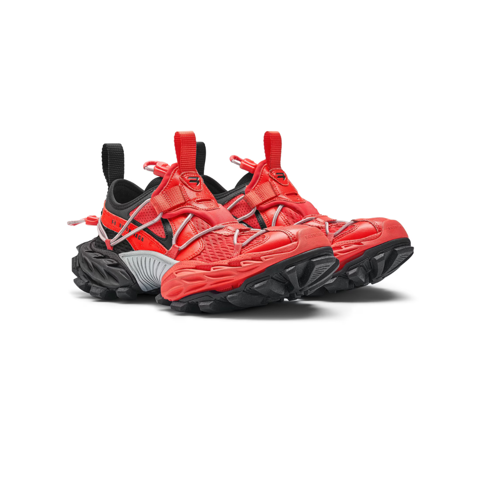 Balenciaga Men's Hike Sneaker in Red/black