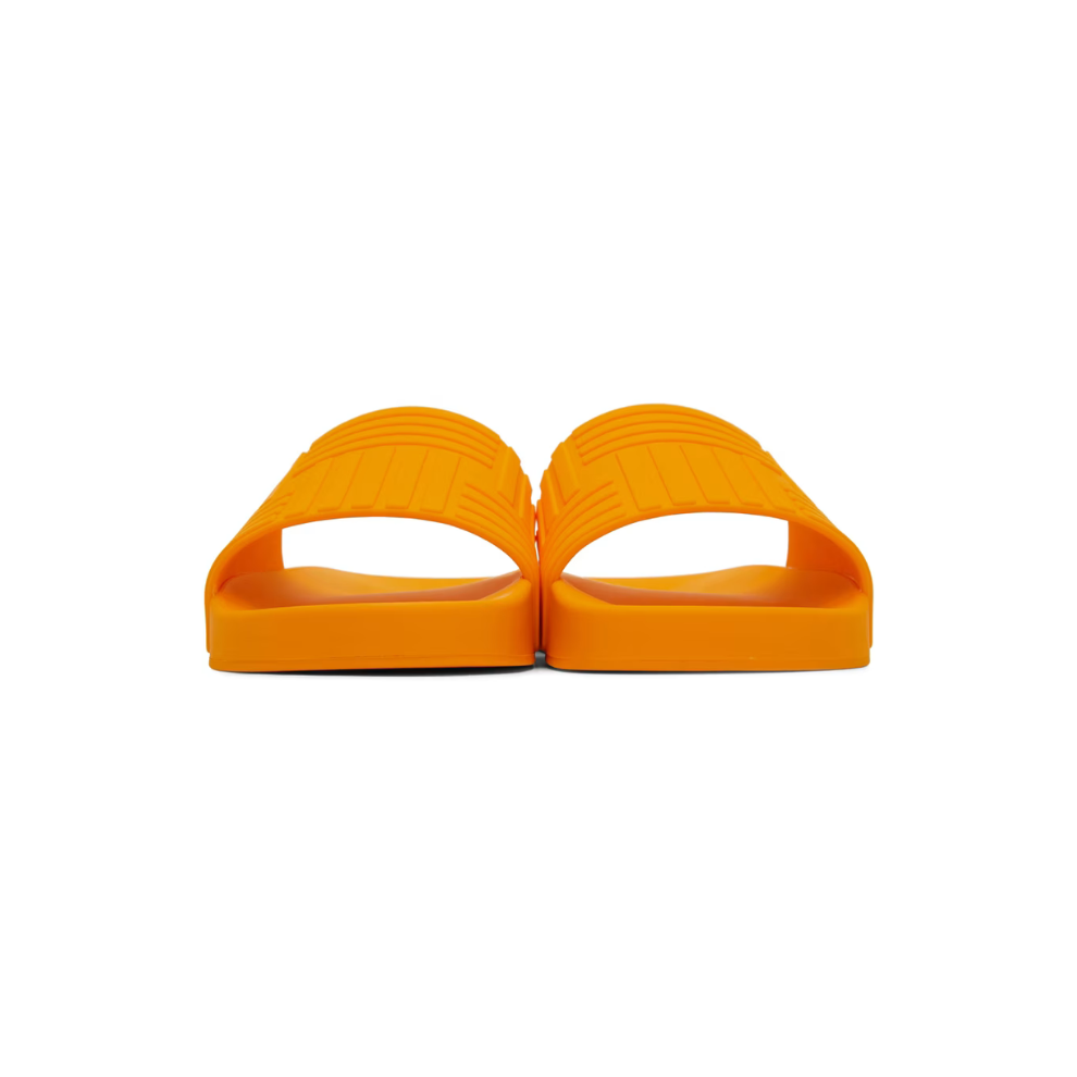 BOTTEGA VENETA Orange Slider Sandals