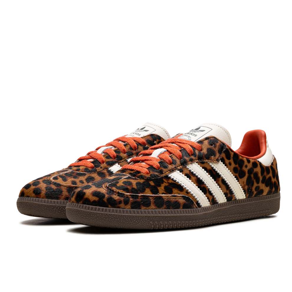 Adidas Samba OG "Leopard/Cream Orange" sneakers