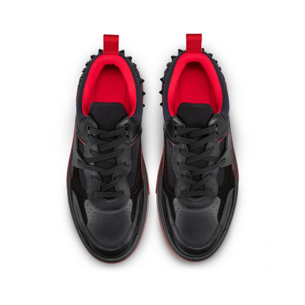 CHRISTIAN LOUBOUTIN Men's Astroloubi leather low-top trainers