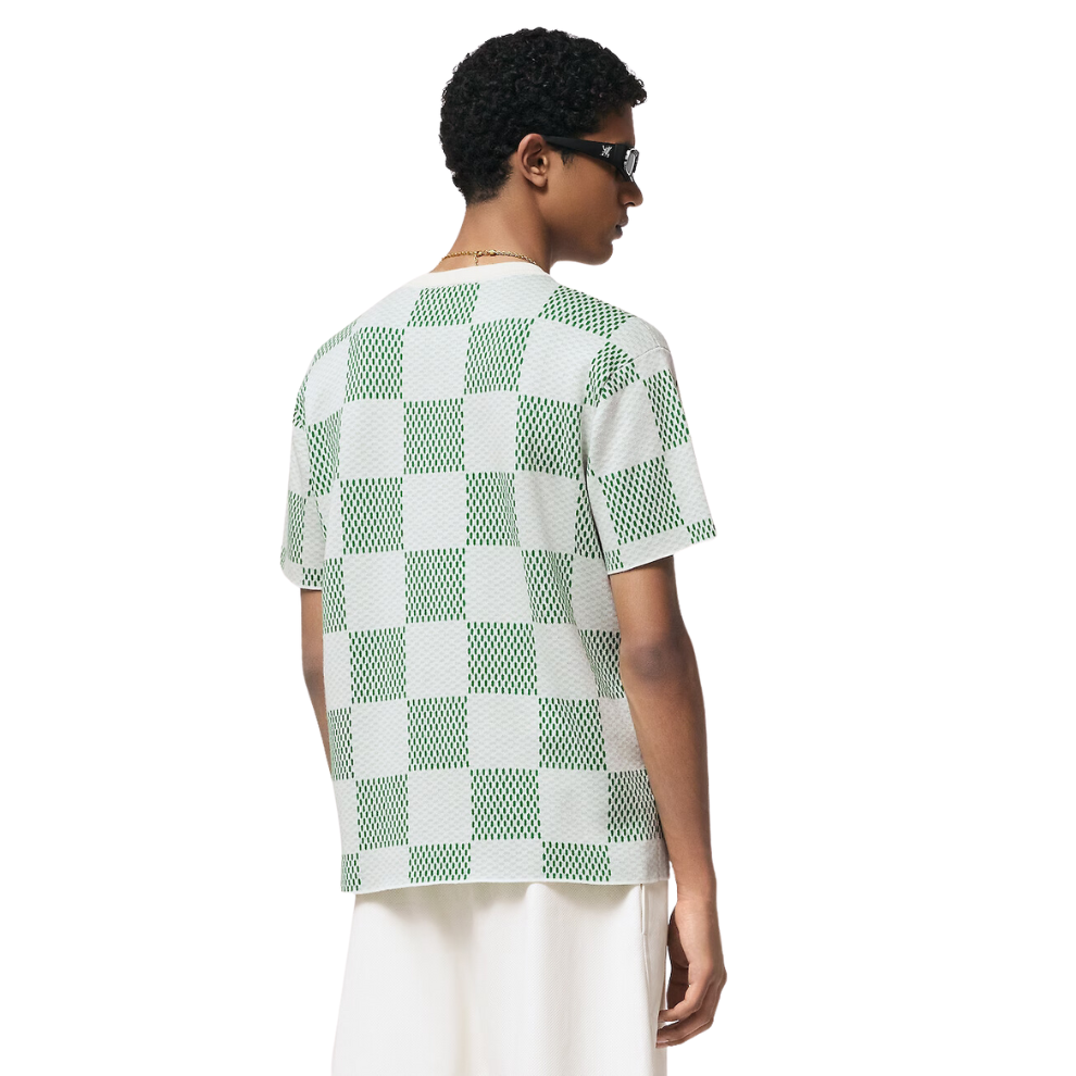 LOUIS VUITTON Damier Knitted Short-Sleeved Crewneck