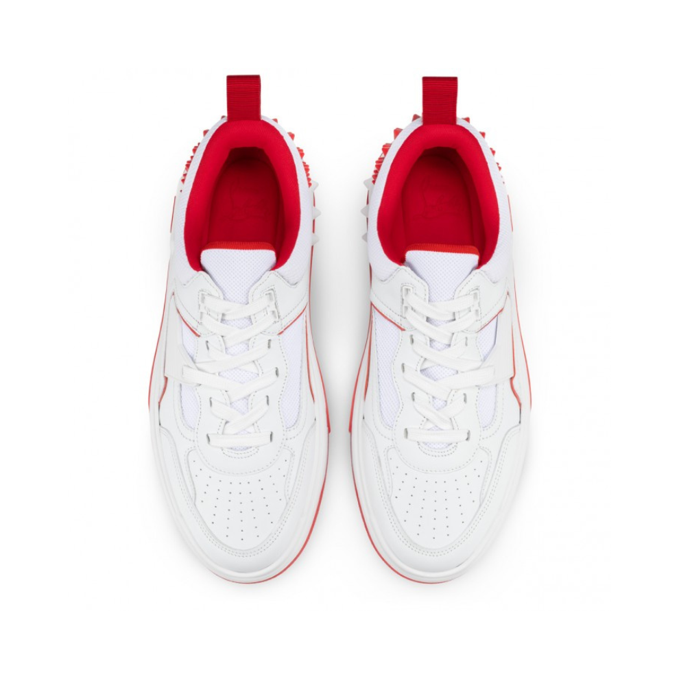 CHRISTIAN LOUBOUTIN Men's Astroloubi leather low-top trainers