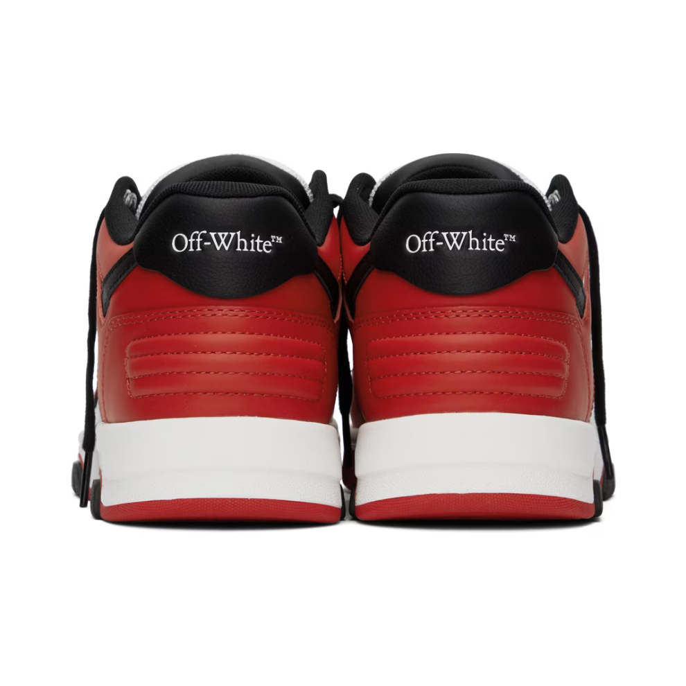 OFF-WHITE Red & Black Out Of Office Sneakers