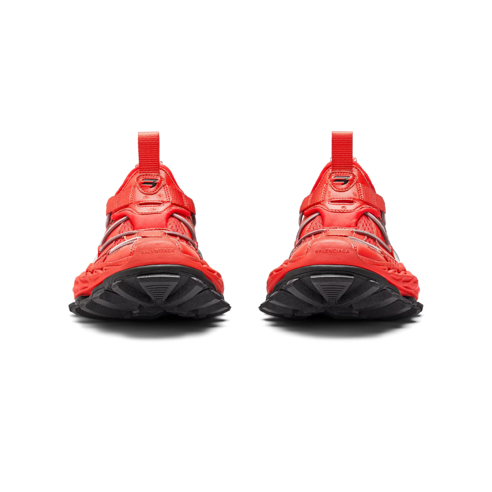 Balenciaga Men's Hike Sneaker in Red/black