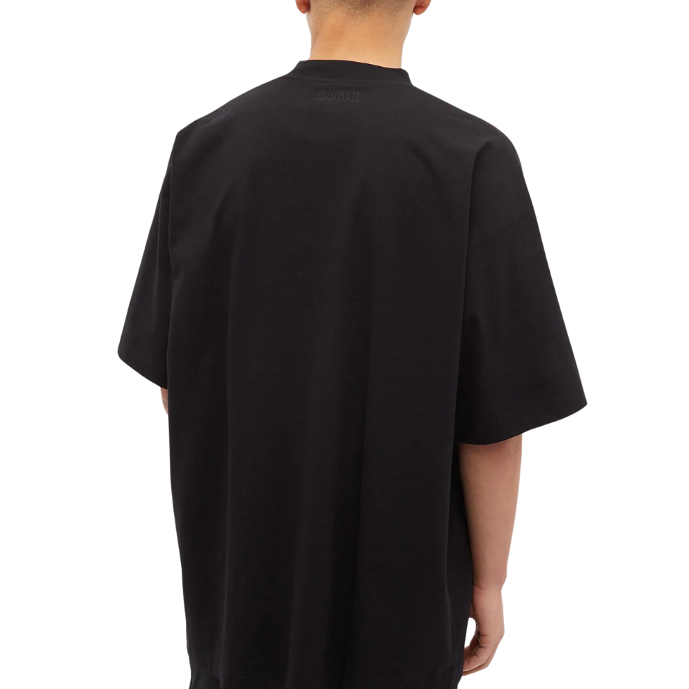 VETEMENTS CORPORATE BRAND T-SHIRT Black