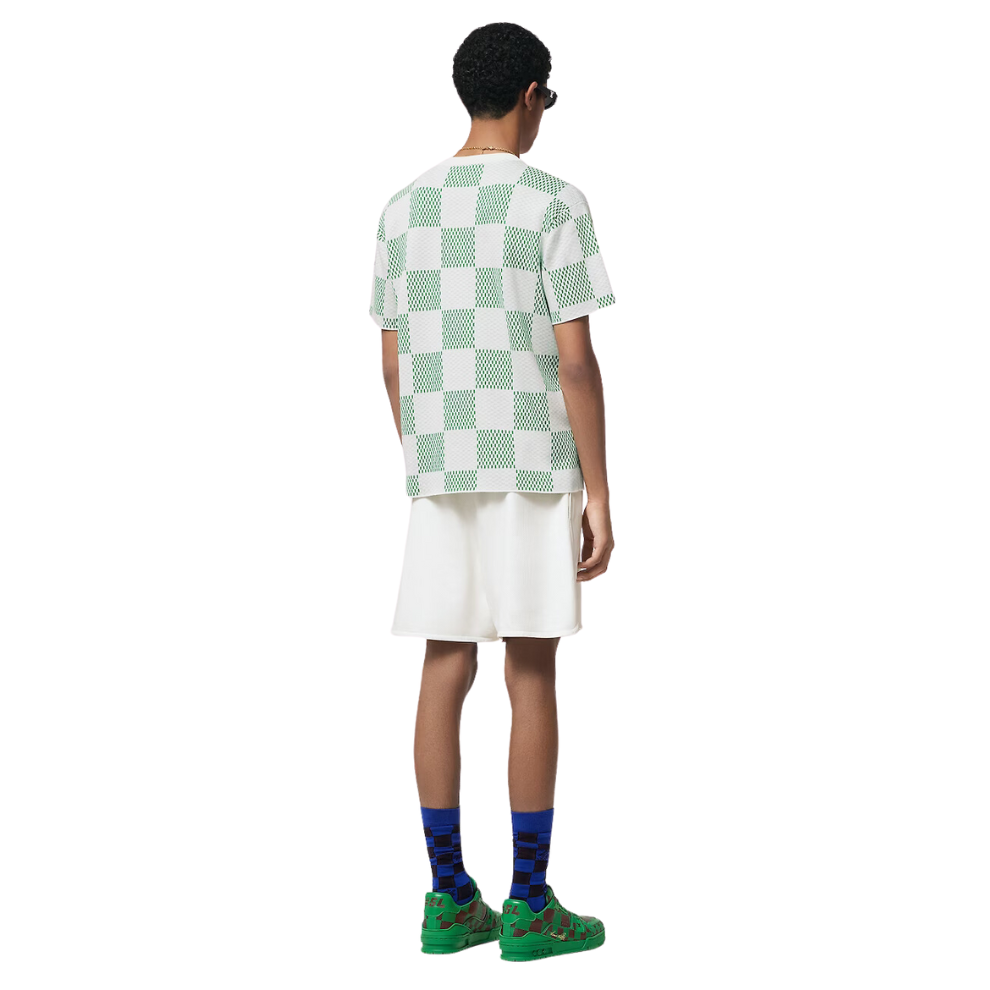 LOUIS VUITTON Damier Knitted Short-Sleeved Crewneck