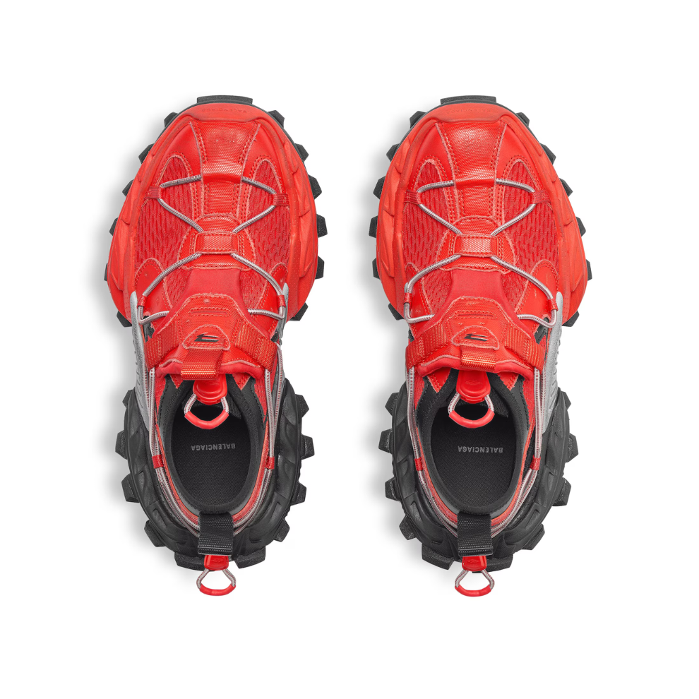 Balenciaga Men's Hike Sneaker in Red/black