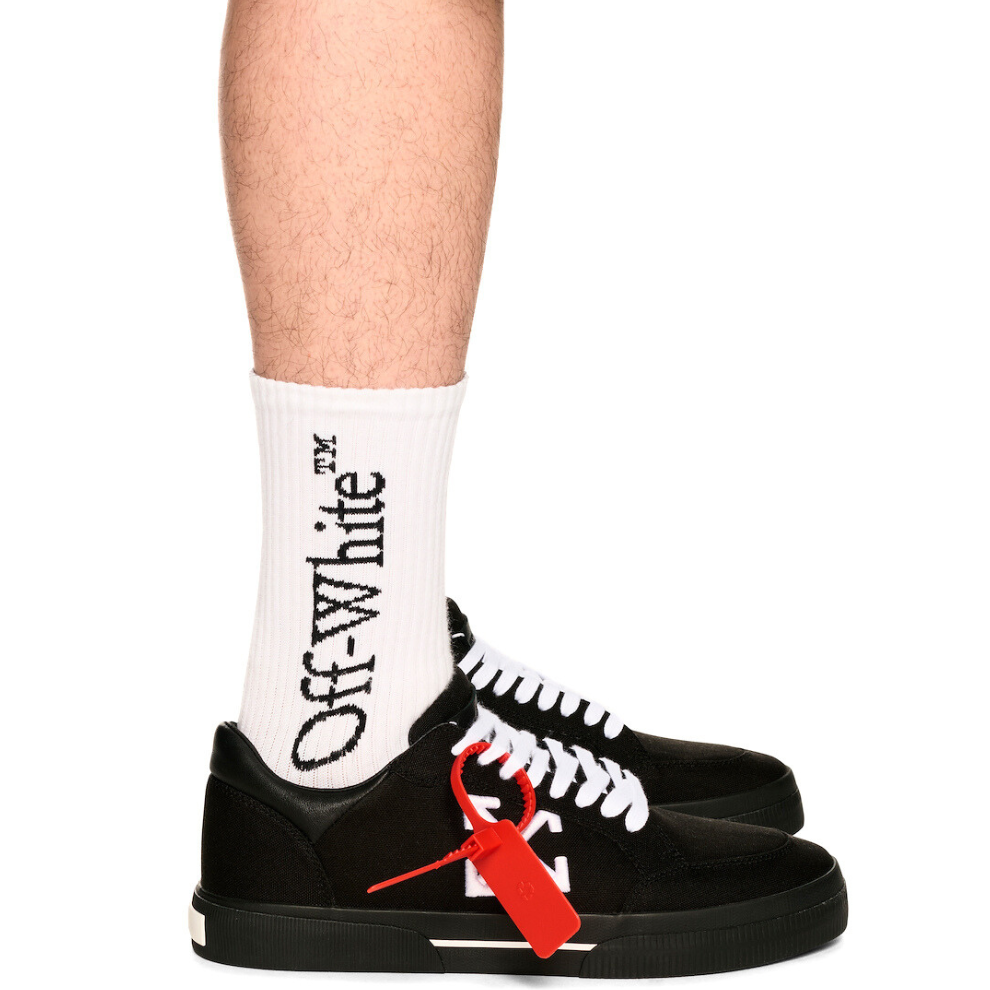 Off-White™️ black/white canvas vulcanized