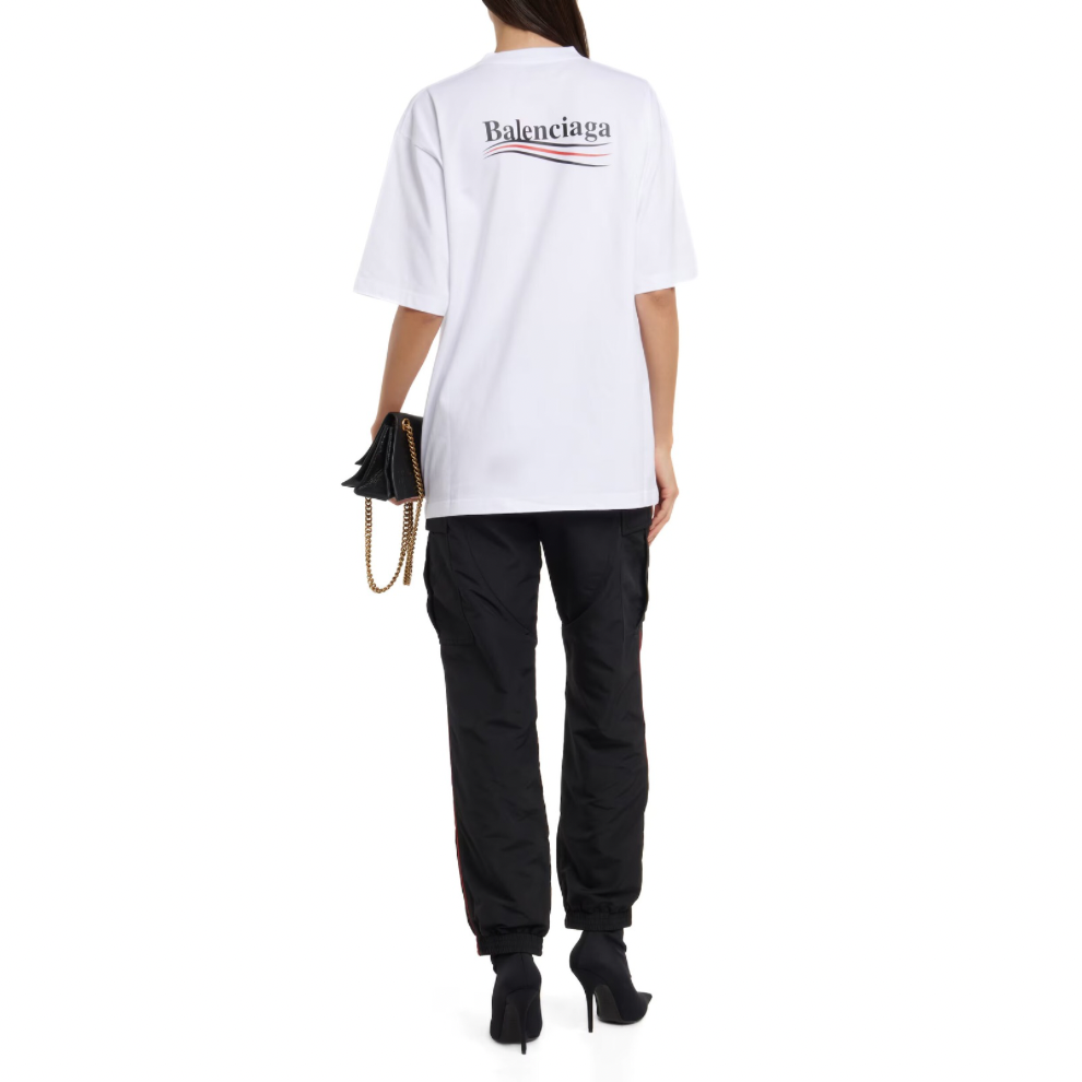 BALENCIAGA Political Campaign cotton T-shirt