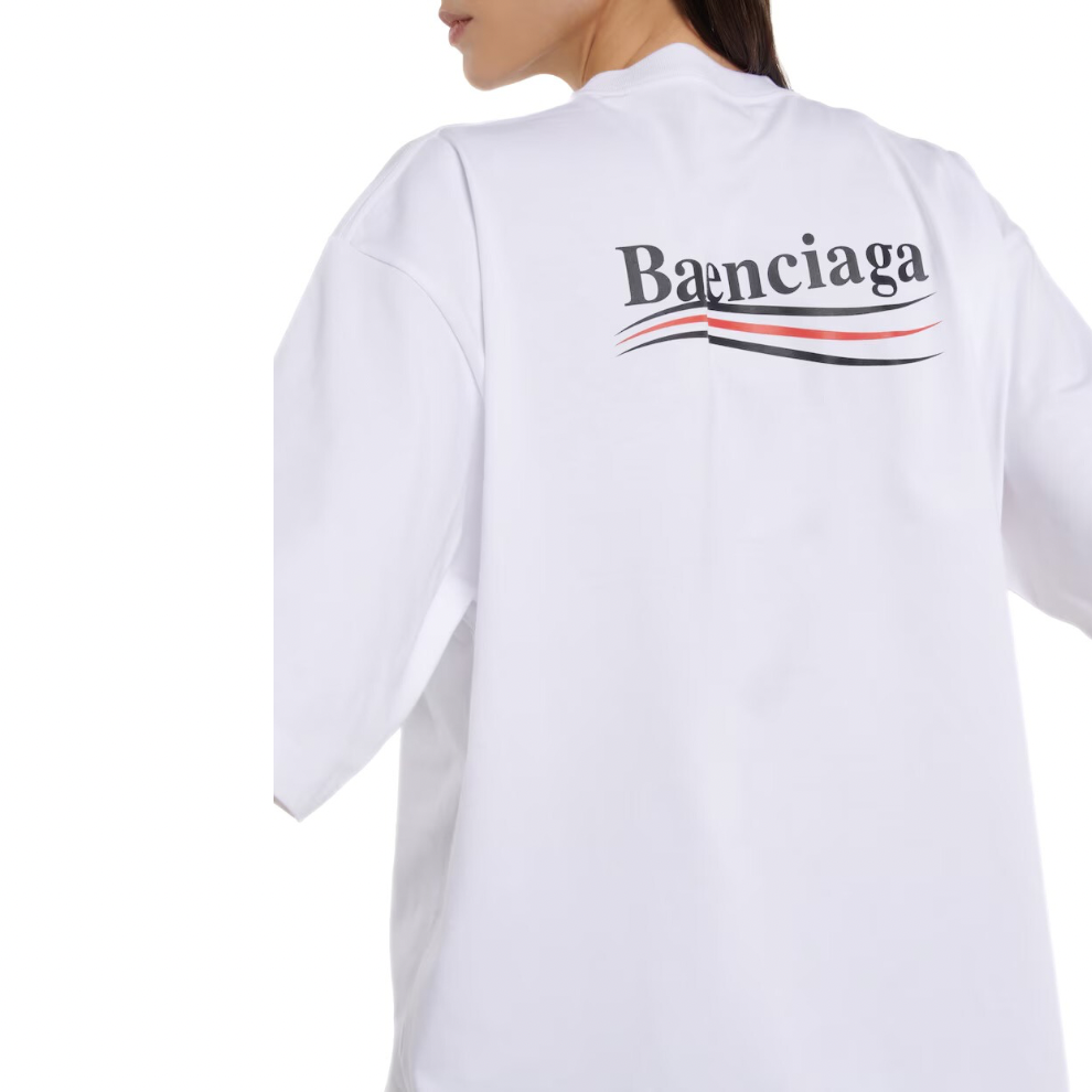 BALENCIAGA Political Campaign cotton T-shirt