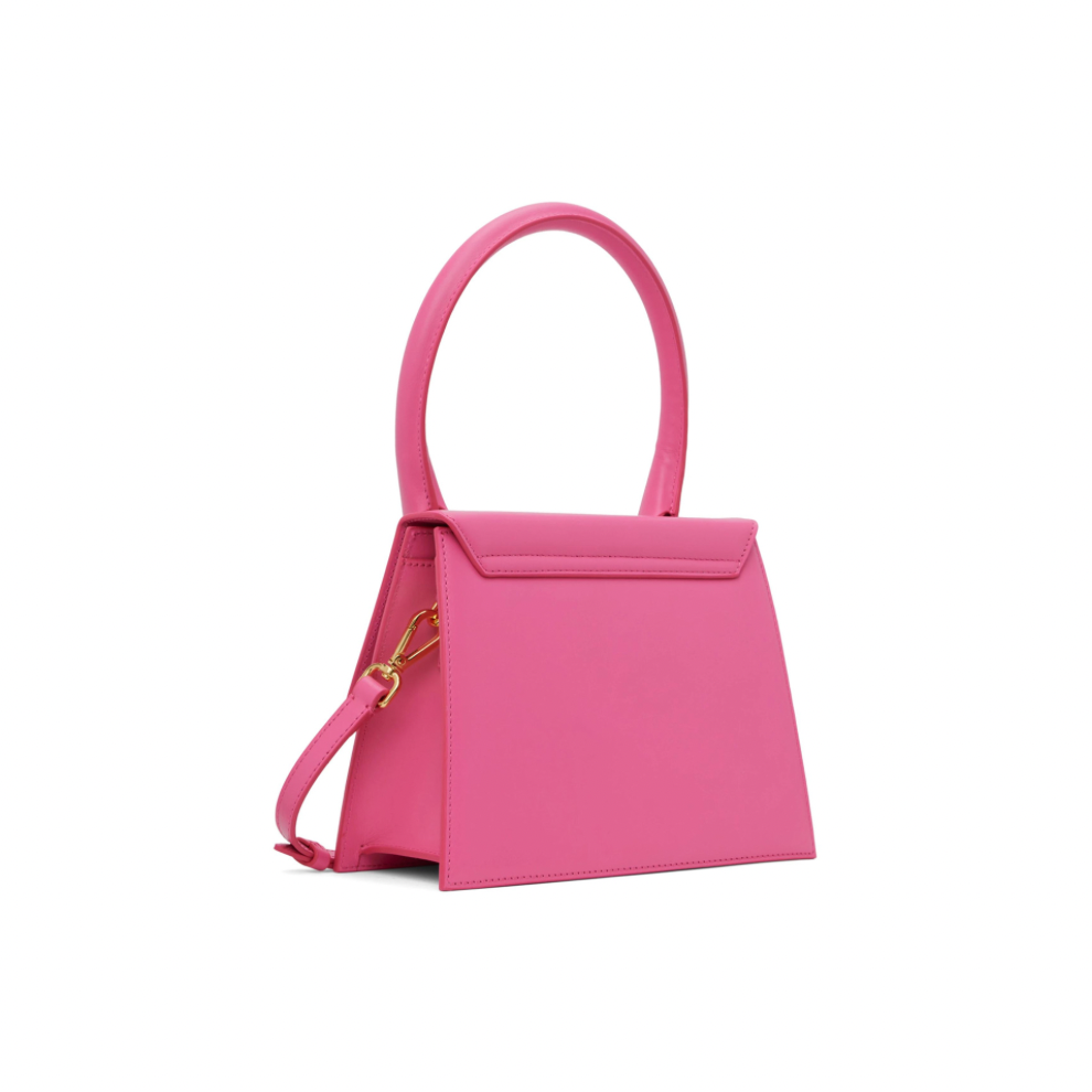 JACQUEMUS Pink Le Papier 'Le Grand Chiquito' Bag