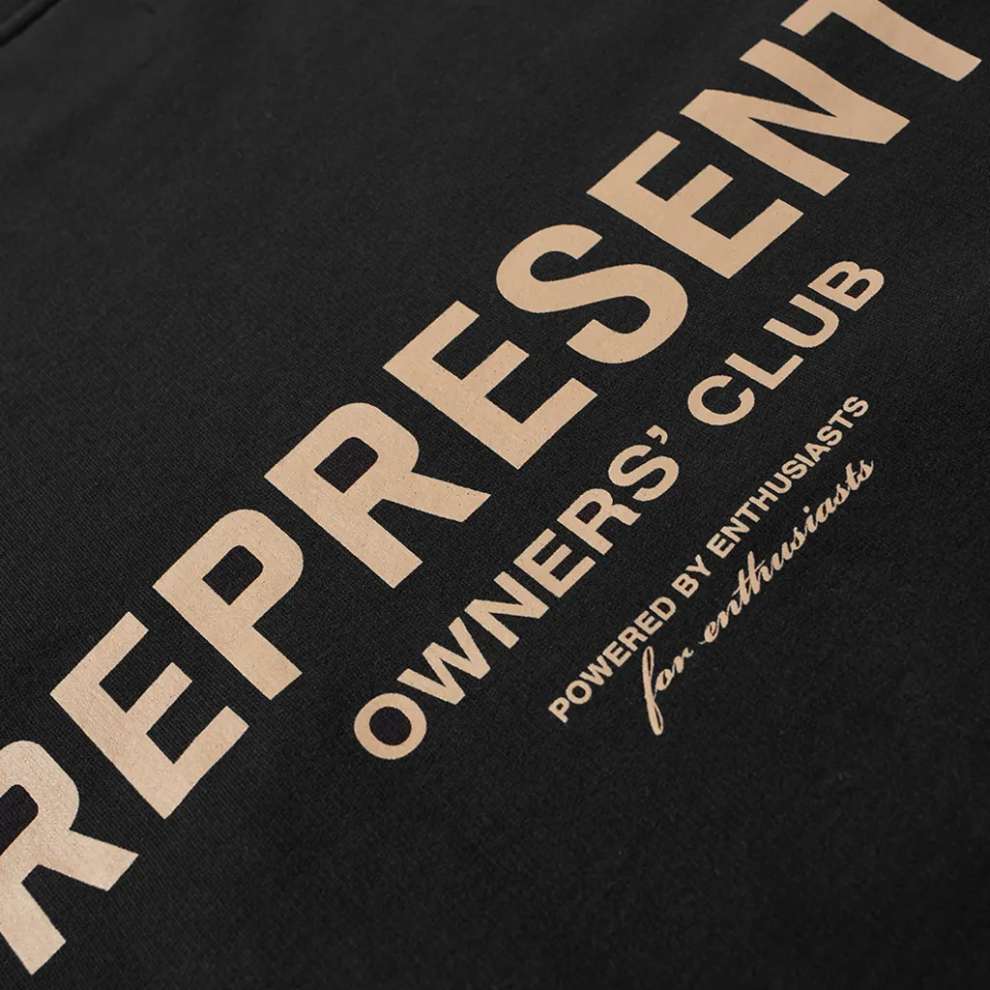 REPRESENT OWNERS CLUB CREW SWEAT OFF BLACK