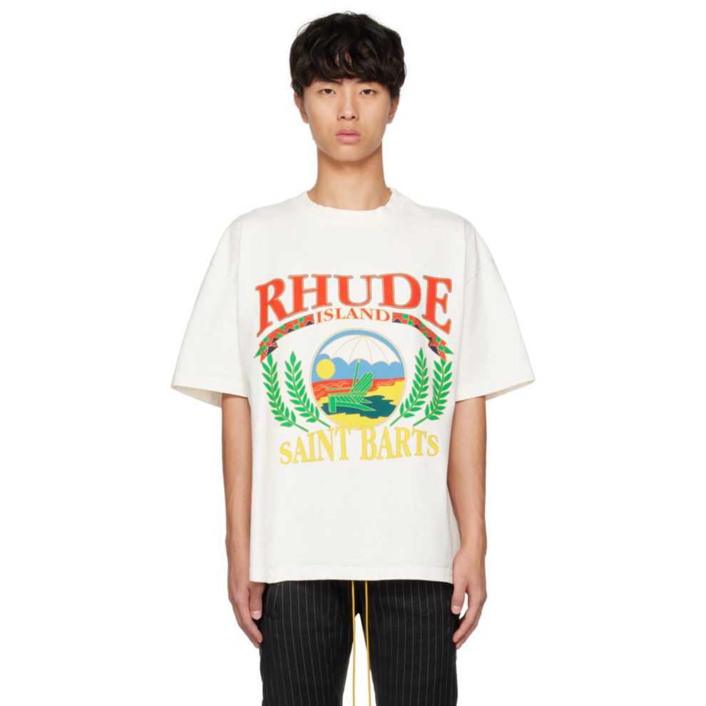 RHUDE White Beach Chair T-Shirt – Digital-Shoppers