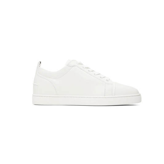 CHRISTIAN LOUBOUTIN White Louis Junior Sneakers
