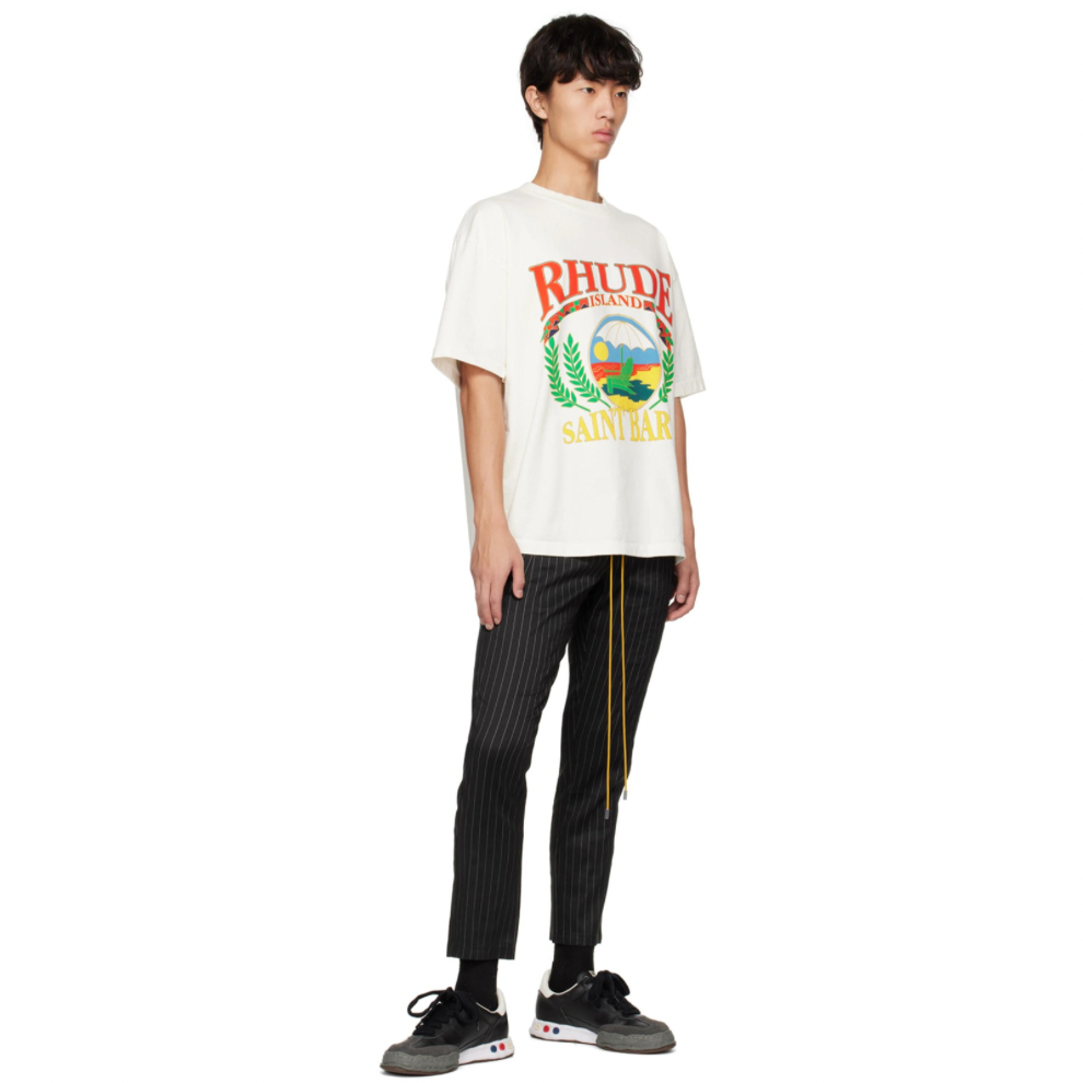 RHUDE White Beach Chair T-Shirt